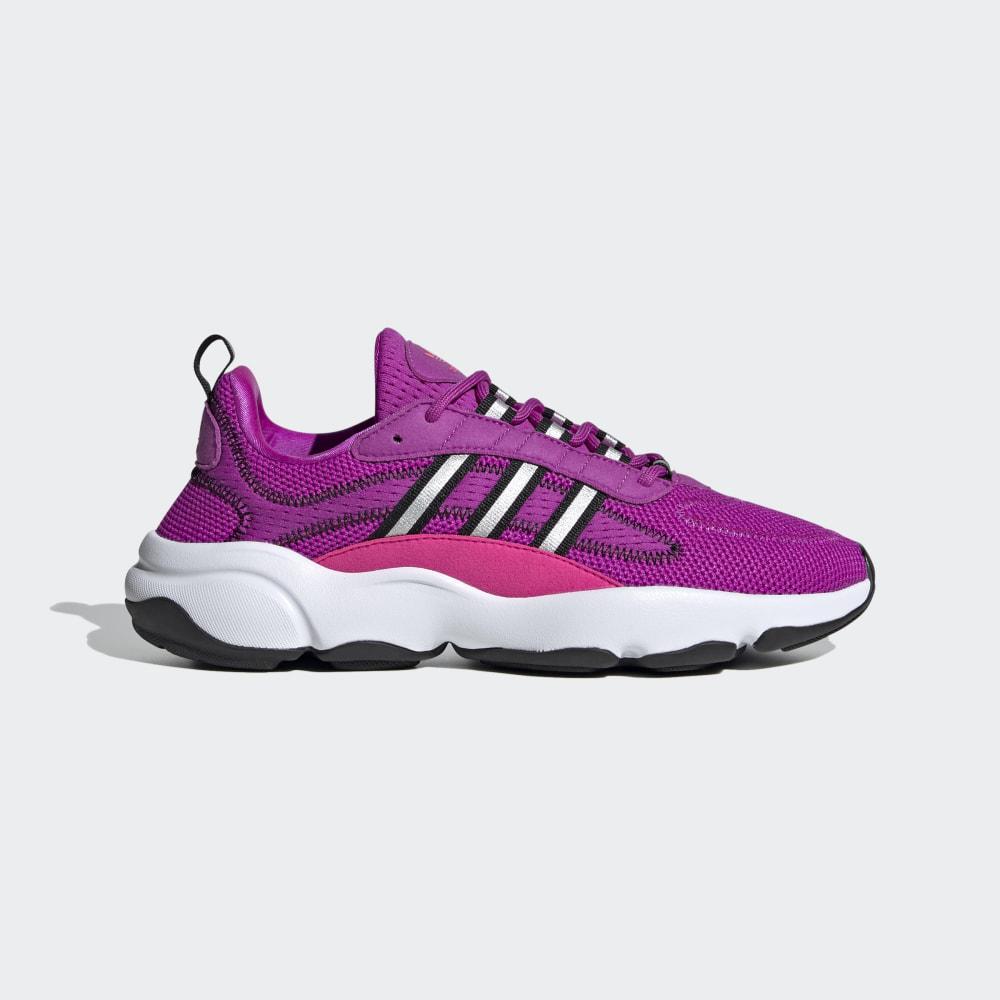Originals Adidas Haiwee Dama Romania - Roz/Argintii Metal/Negrii FV4722